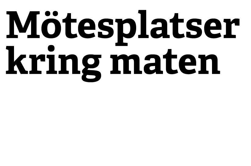 M tesplatser kring maten