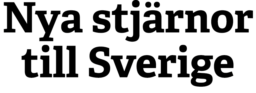 Nya stj rnor till Sverige 